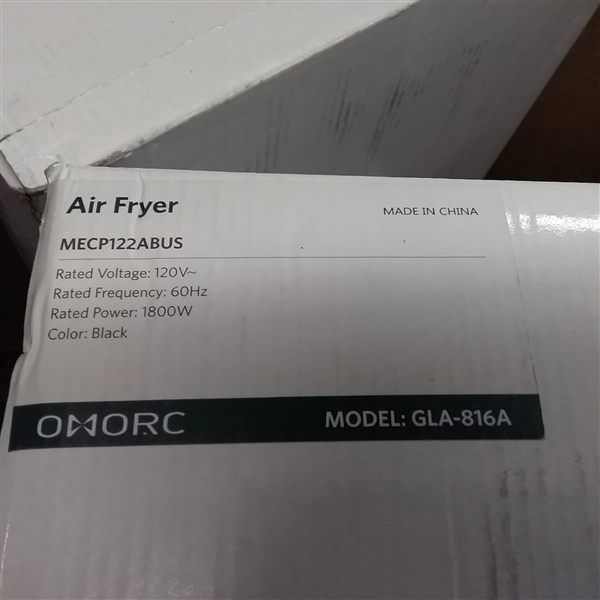 OMORC 6 QT AIR FRYER