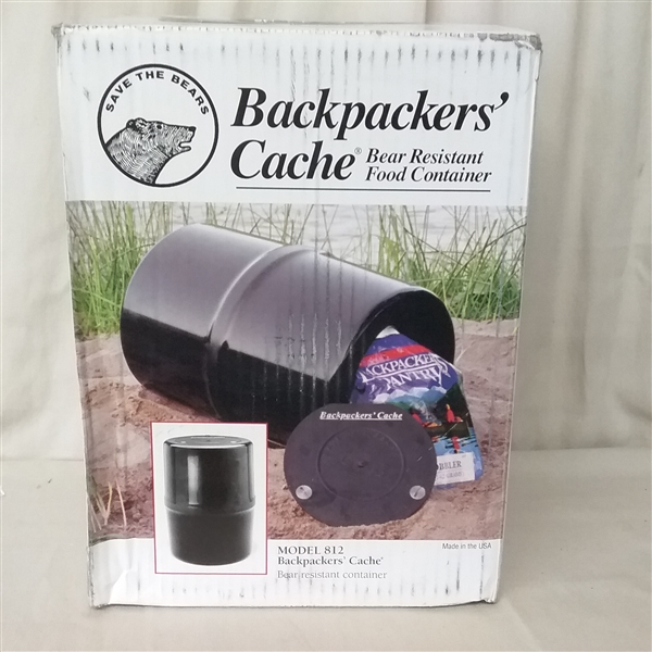 BACKPACKERS CACHE BEAR RESISTANT FOOD  CONTAINER