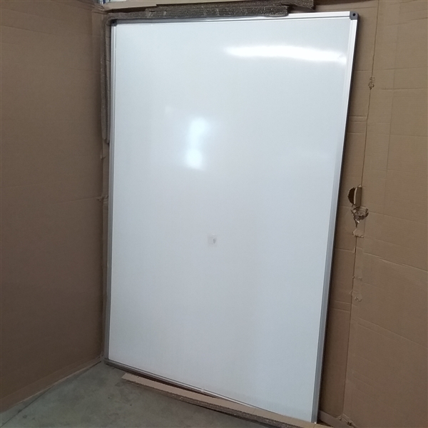 LARGE 59 X 39 1/2  MAGNETIC  WHITE BOARD