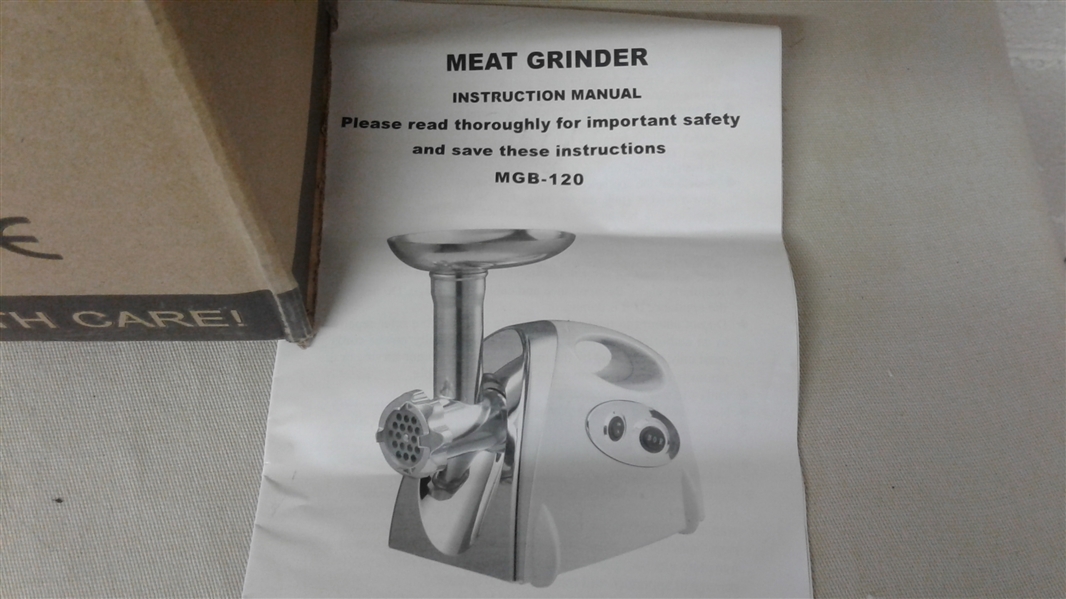 ELECTRIC HOUSEHOLD MEAT GRINDER 