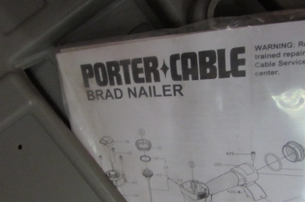 PORTER CABLE BRAD NAILER WITH EXTRAS