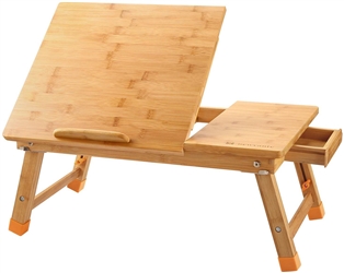 NEWVANTE LAPTOP DESK WITH TILTING TOP AND DRAWER