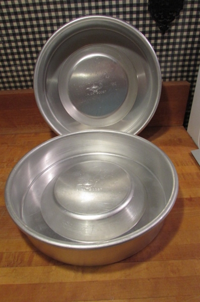 COOKIE SHEETS, PIE TINS, STONEWARE LOAF PANS & MORE