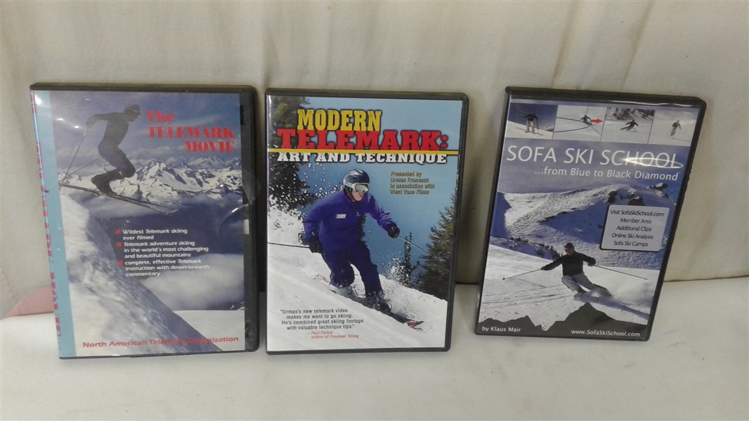 TOPO OUTDOOR RECREATION MAPPING SOFTWARE, SKI INSTRUCTIONAL VIDEOS, AND MORE DVDS