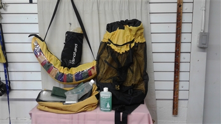 HIKING PACK, HAMMOCK, WATER FILTRATION SYSTEM, AND MORE BACKPACKING GEAR 