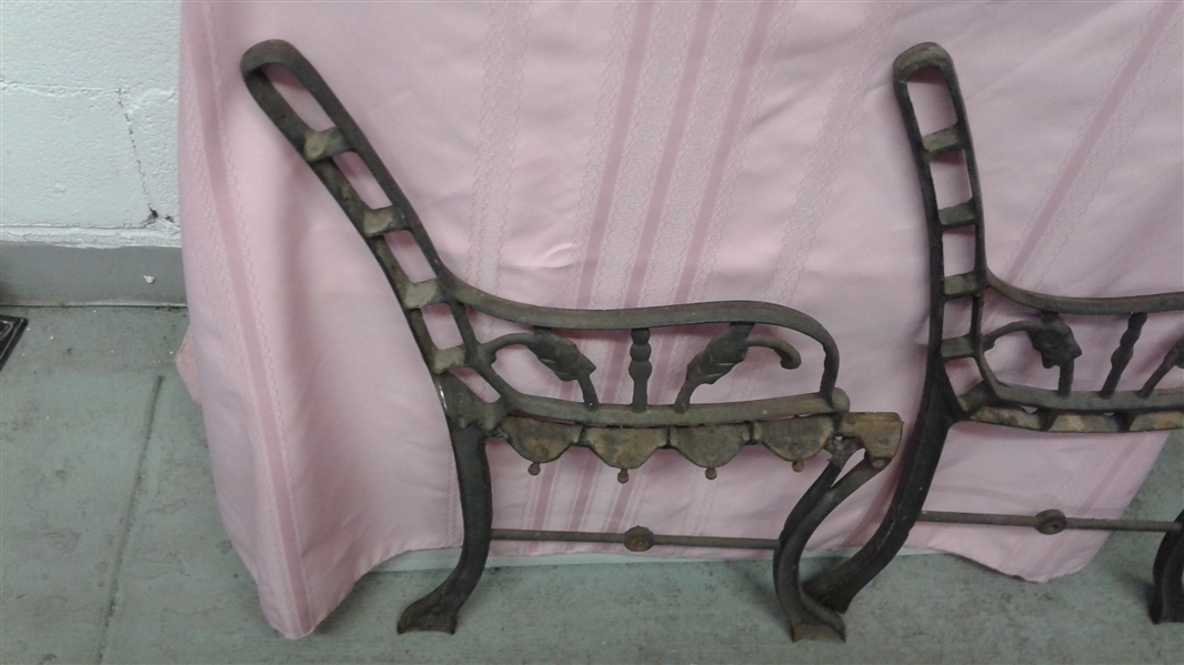 CAST IRON BENCH SIDES