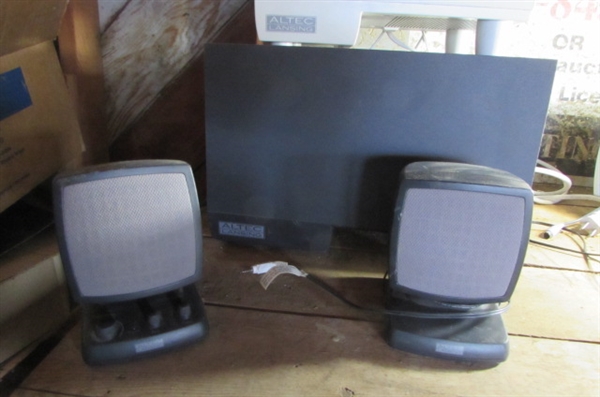 2 SETS OF ALTEC LANSING COMPUTER SPEAKERS *LOCATED AT ESTATE*
