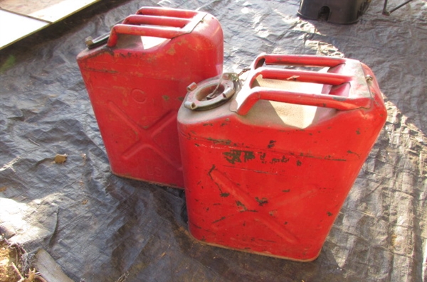 2 5-GALLON JERRY CANS *LOCATED AT ESTATE*