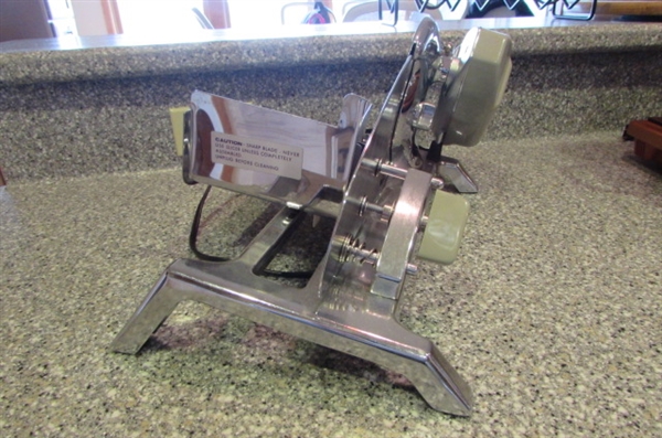 Lot Detail - RIVAL ELECTRIC FOOD SLICER