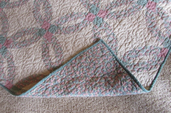 2 QUILTED BEDSPREADS