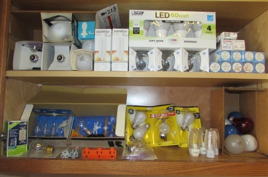 LIGHT BULBS, NIGHT LIGHTS & ELECTRICAL OUTLETS