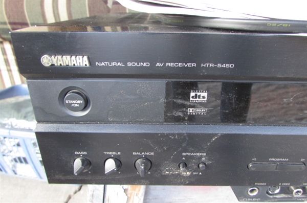 YAMAHA AV RECEIVER WITH REMOTE *LOCATED AT ESTATE*
