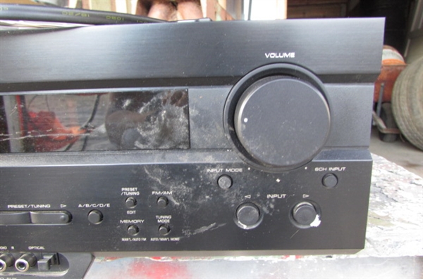 YAMAHA AV RECEIVER WITH REMOTE *LOCATED AT ESTATE*