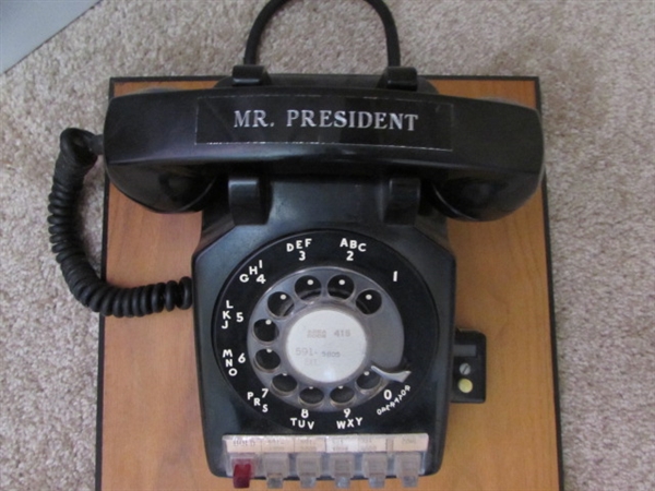 MR. PRESIDENT MOUNTED ROTARY PHONE