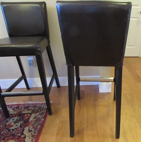 IKEA LEATHER BAR STOOL CHAIRS *MATCHES PREVIOUS LOT*