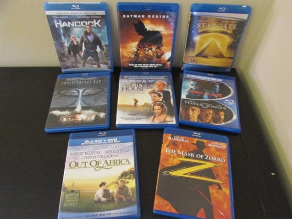 LOT OF BLU-RAY DISCS AND DVDS 40+