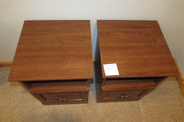 SIDE TABLES WITH HANGING FILE DRAWERS