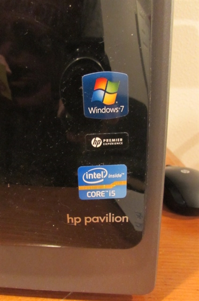 HP PAVILION COMPUTER - WINDOWS 7 AND ACCESSORIES
