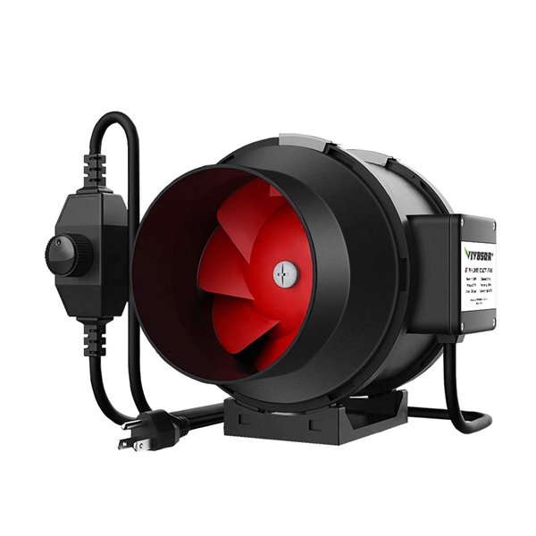 4 INCH INLINE DUCT FAN WITH VARIABLE SPEED CONTROLLER
