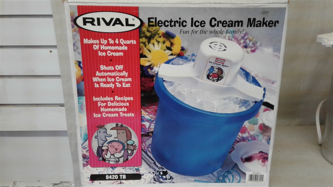 RIVAL ELECTRIC ICE CREAM MAKER