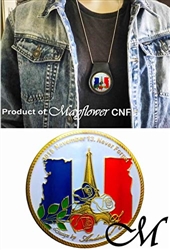 MAYFLOWER CNF COIN AND LEATHER HOLDER TERRORIST ATTACK IN PARIS