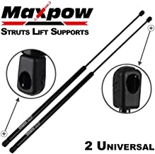 Maxpow C16-10944 C1610944 35.43 Inches Gas Prop Force 80 Lbs Per Prop Camper Rear Window Tonneau Cover Lift Supports Struts