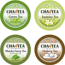 CHA4TEA GREEN TEA K-CUP VARIETY PACK 36 CT