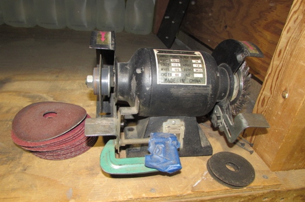 CENTRAL MACHINERY 1/4 HP BENCH GRINDER