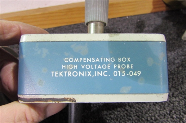 TEKTRONIX HIGH VOLTAGE PROBE WITH COMPENSATING BOX
