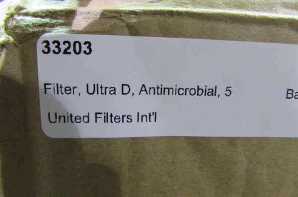 FILTER HOUSING WITH 16 ANTIMICROBIAL FILTERS
