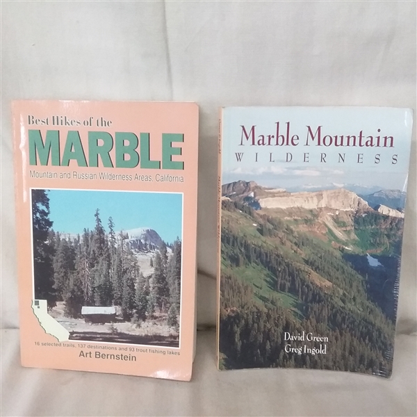 MARBLE MOUNTAIN, MT SHASTA & OTHER BOOKS
