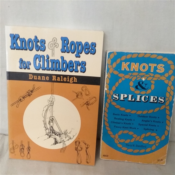 BACKPACKING, TREKKING, KNOTS, AND CAMPING BOOKS