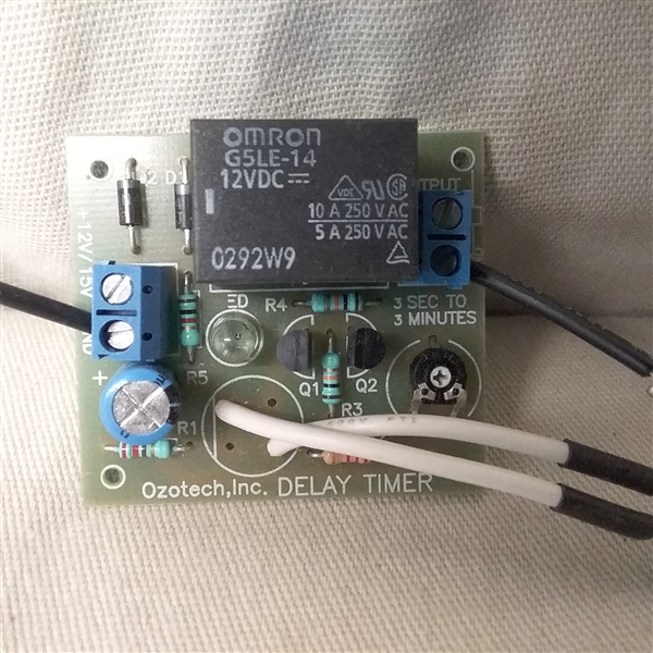 DELAY TIMERS WITH PUSH BUTTON SWITCH