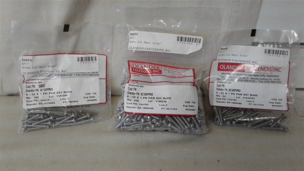 MISC NYLOCK NUTS AND MACHINE SCREWS