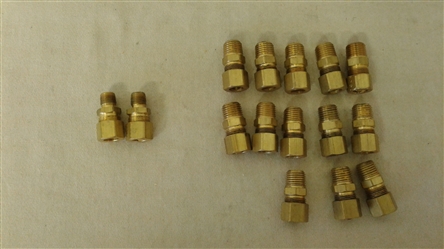 BRASS ADAPTERS 15 CT