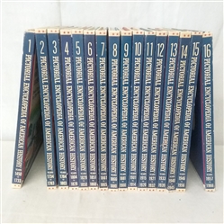 VINTAGE SET OF THE PICTORIAL ENCYCLOPEDIA OF AMERICAN HISTORY VOLUMES 1-16