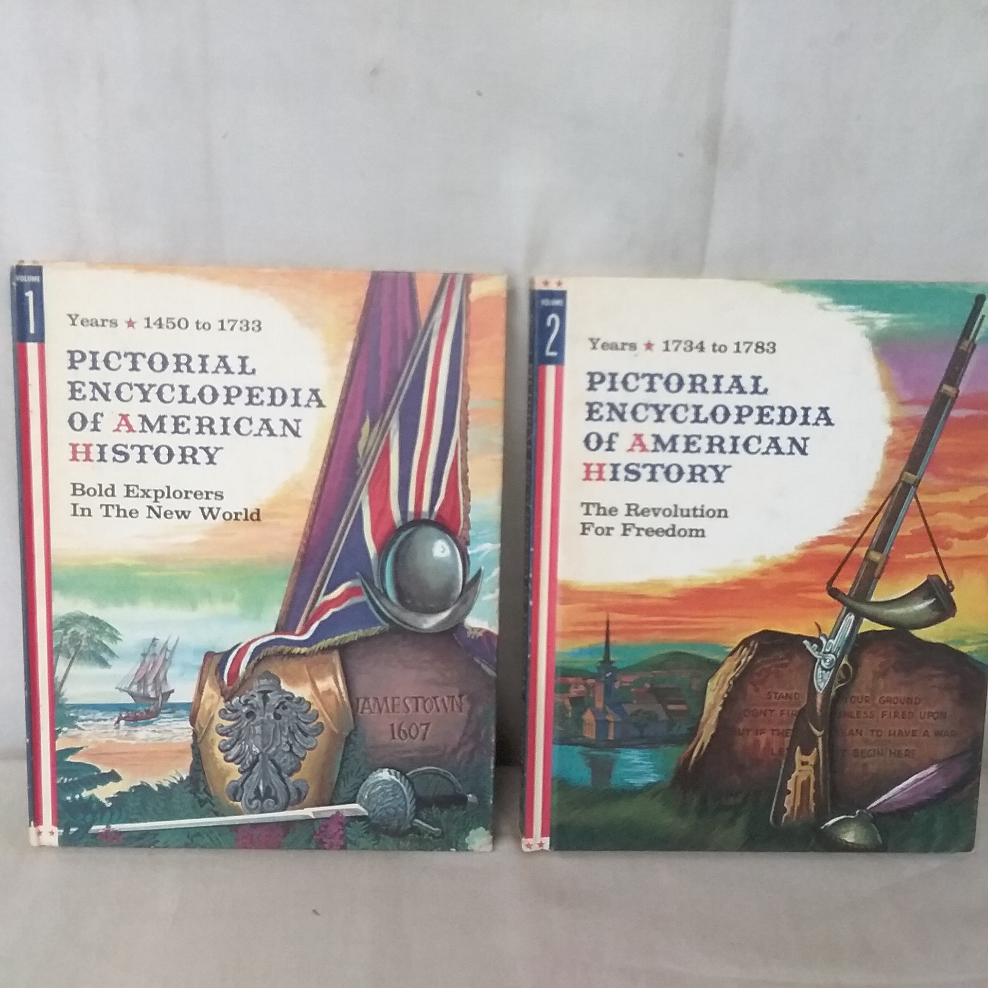 Lot Detail - VINTAGE SET OF THE PICTORIAL ENCYCLOPEDIA OF AMERICAN
