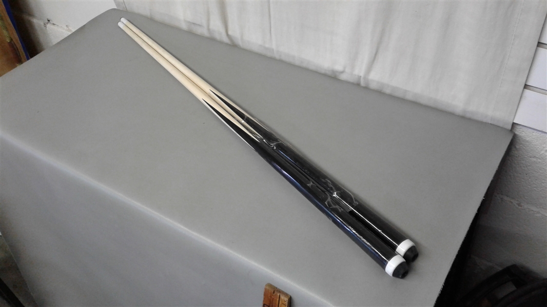 36 Hardwood Billiard/Pool House Cue Stick - Set of 2, Shorty Cues