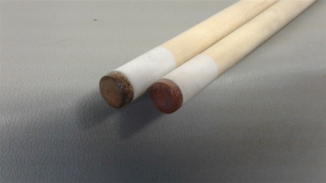36 Hardwood Billiard/Pool House Cue Stick - Set of 2, Shorty Cues