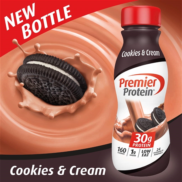 Premier Protein 30g Protein Shake, Cookies & Cream, 11.5 Fl Oz Shake 3 ct