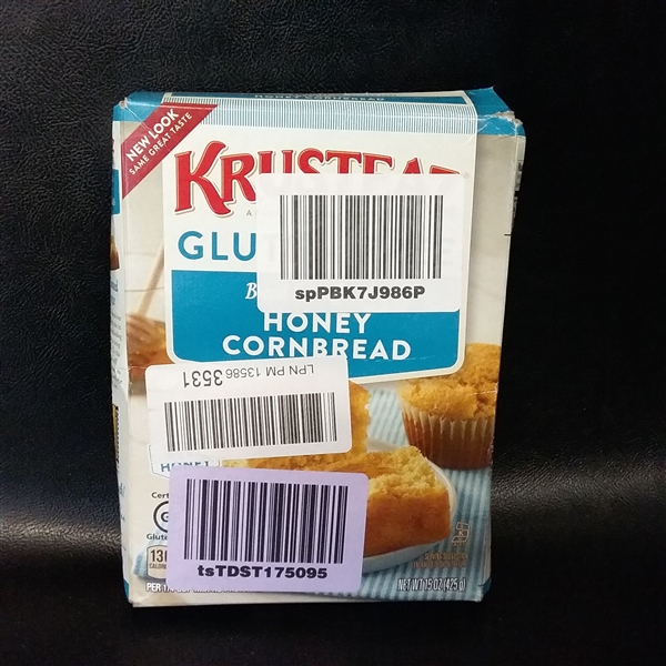 Krusteaz Gluten Free Honey Cornbread Mix, 15-Ounce Box
