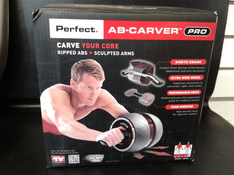 Perfect Ab Carver Pro, Two 5 LB Weights, and Comfort Cushion