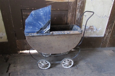 ANTIQUE BABY DOLL BUGGY/CARRAIGE