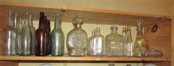 LARGE COLLECTION OF OLD BOTTLES