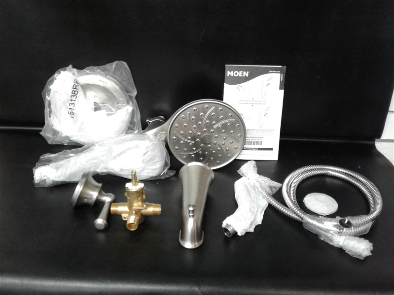 Moen Brecklyn Posi-Temp Tub/Shower with Magnetix Combination Rainshower and Handheld Shower