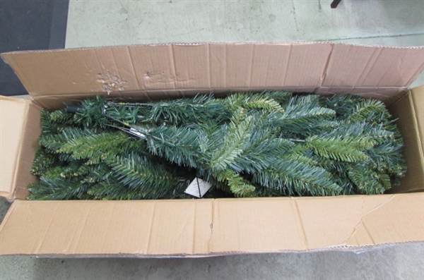Potalay Artificial Christmas Tree 6' Premium Hinged Spruce Full Tree