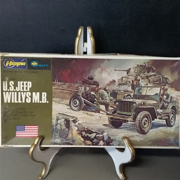 Lot of 9 Vintage Model Sets Military Vehicles