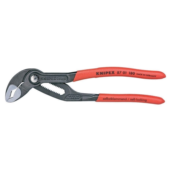 KNIPEX Cobra Series 7-1/4 in. Box Joint Pliers with Pinch Guard
