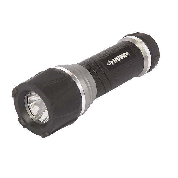 Husky 200 Lumens Aluminum Virtually Unbreakable Flashlight