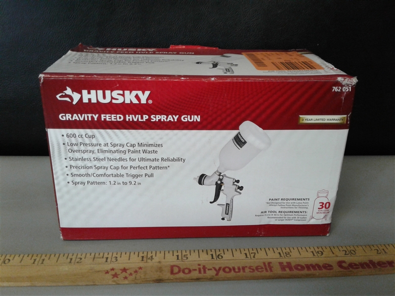 Husky Gravity Feed HVLP Spray Gun
